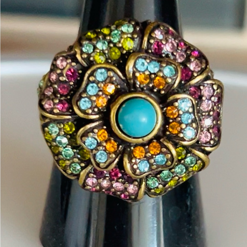 Heidi Daus “Floral Passion” Size 10 Ring vintage/unworn in original box